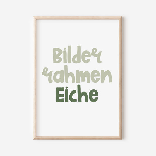 Bilderrahmen Eiche